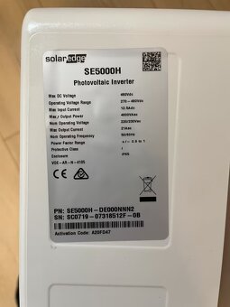 Solární měnič SolarEdge SE5000H HD Wave - 8