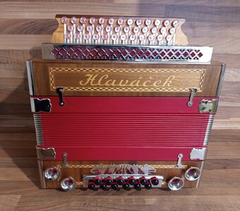 Heligonka (harmonika, akordeon) Hlaváček, TOP stav - 8