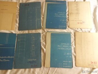 HUBERT GESSNER- Architekt Plány- Pekárna Fr.ODKOLEK Vysočany - 8