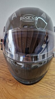 Přilba Sparco Italy WTX-9W AIR s FIA, Carbon - 8