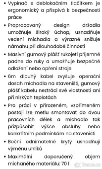 Mychadlo NAREX 1200W nové - 8