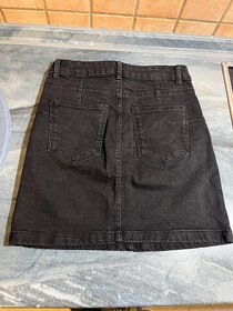 NOVÁ černá džínová sukně - riflová sukně vel. 36 Chvaletice - 8
