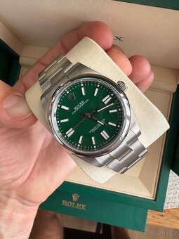 Rolex Oyster Perpetual 41mm, Green - 8