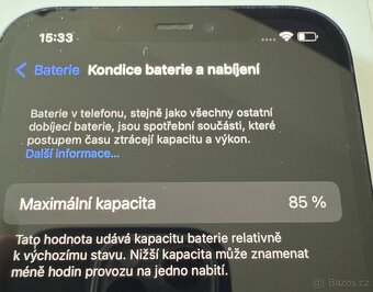 Apple iPhone 12 – 64 GB - Černý - Velmi dobrý stav - 8
