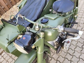 Dněpr,Ural M72 se side zrenovovaný - 8