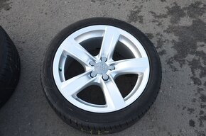 Audi A5 - originální alu kola 18" + letní pneumatiky - 8