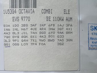 Škoda Octavia Combi 1.8 T 110kw, barva 9770 - 8