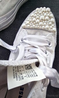 Tenisky Converse-pearls wedding edition - 8