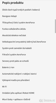 Prodám iRobot Roomba e5 silver - 8