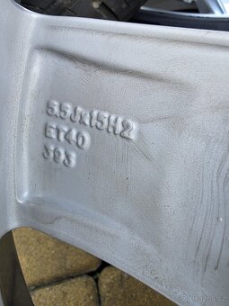Alu kola letní sada 5x100 15" Škoda Fabia 4, Polo - 8