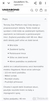 Vagabond dámské tenisky na platformě vel. 42 kožené - 8