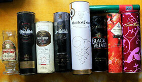 PLECHOVÉ KRABIČKY, futrály na lahve, popelník Myslivec - 8