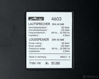 Reprobedny Metz 4603. - 8