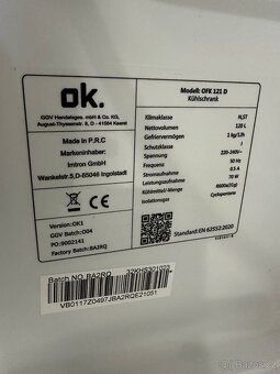 Lednice s mrazákem OK (106) - 8