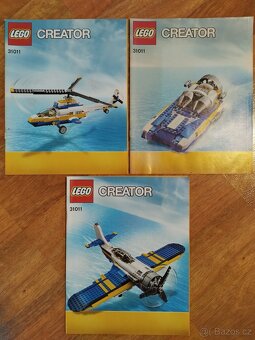 LEGO CREATOR - 3 stavebnice letadel - 8