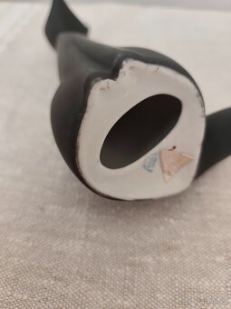 Royal dux čiernobiela líška brusel porcelánová soška - 8