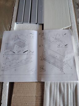 Nová dětská domečková postel 200x90 cm, masiv dřevo - 8