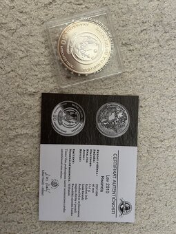 Stříbrná sada mincí Fabulous 12 (2010) – 1 oz, certifikát - 8