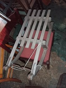 retro dětské sáně 4x - 8