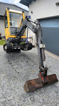 Minibagr VOLVO, rozšiřovací, rychloupínák, výbava, TOP STAV - 8