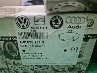 přední brzdové destičky Škoda Superb I - 8
