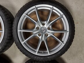 originál alu PORSCHE 911 991.2 8,5 a 11x20" 5x130 s pneu - 8