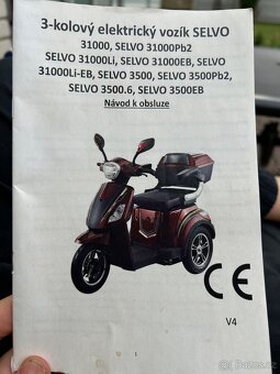Senior tříkolka Selvo 31000Li-EB ZARUKA - 8