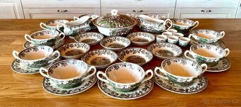 Starý krásný anglický porcelán 41 kusů - 8
