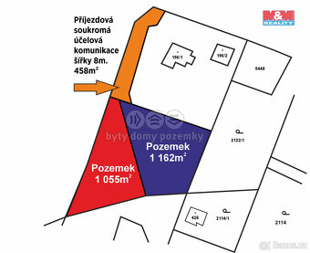 Prodej pozemku k bydlení, 1162 m², Bukovany - 8