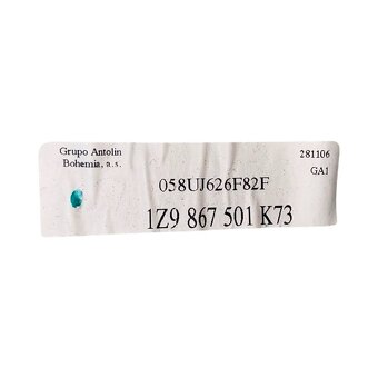 Stropnice černá 5E9867501AE Škoda Octavia 2 RS kombi 07 - 8