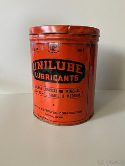 plechovka od oleje stará plechovka mazivo vazelína retro - 8