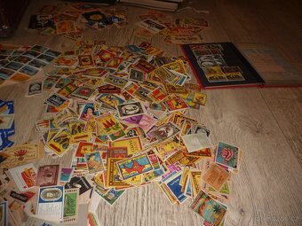 Velká sbírka-staré etikety na sirky přes 10 000 ks - 8