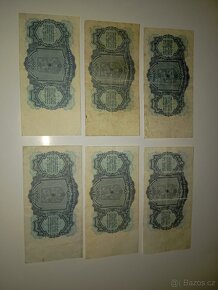 BANKOVKY 3 KČS 1961, 6 RŮZNÝCH SÉRIÍ, VŠE NEPERFOROVANÉ - 8