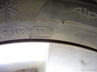 Prodám orig.16" litá kola+zimní pneu. PEUGEOT 307 rv: 2005 - 8