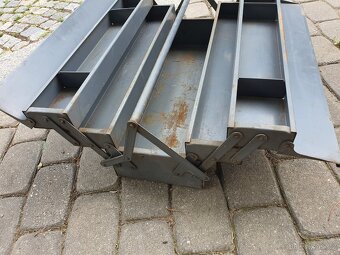 plechová bedna na nářadí retro ČSSR - 8