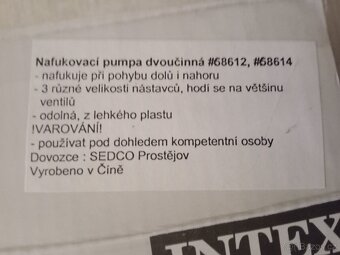 NAFUKOVACÍ MATRACE S PUMPOU - 8