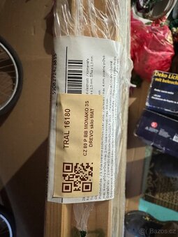 Drevene dvere 80P masiv borovice matne sklo - 8