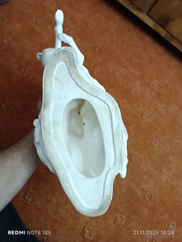 Soška porcelán royal dux štvanice jelen - 8