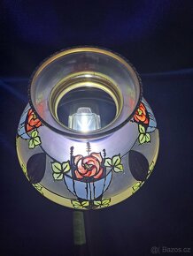 Petrolejová lampa secese - 8