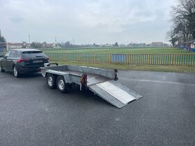 ✅Bržděný přívěs na bagr 2700 kg, IFOR WILLIAMS, listová pera - 8