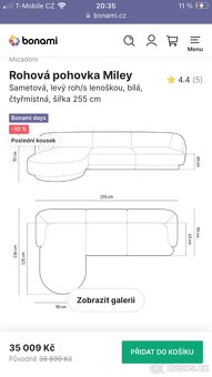Gauč, pohovka, sedací souprava Miley Micadoni Bonami - 8