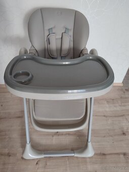 Jídelní židlička Kinderkraft YUMMY grey - 8