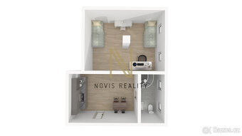 Pronájem, byt 1+1, 33,5 m², Denisovo nábřeží - 8