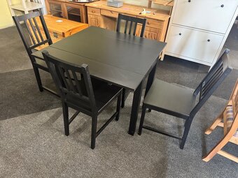Jídelni set IKEA 4 židle + rozkl. Stůl - 8