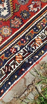 Starý vlněný koberec 190 cm x 130 cm - 8