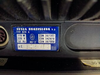 TESLA 820A zesilovač s rádiem HiFi - 8