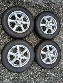Pěkná zimní orig alu kola Mitsubishi ASX 215/65/16 vzorek 8m - 8