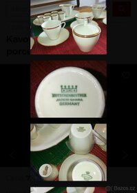 Porcelánová kávová souprava. - 8