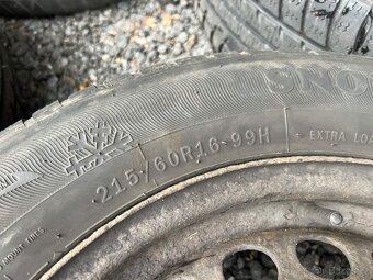 163. sada zimní kola 215/60 r16 5x108 - 8