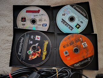PS2 PlayStation 2 FAT + Hry - 8